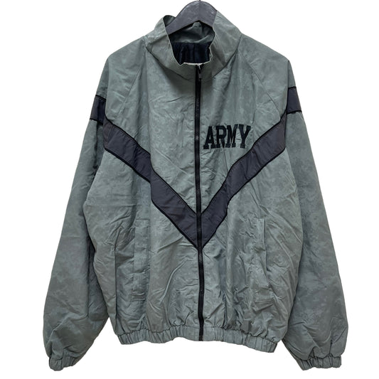 GC401 US.ARMY アメリカ軍 米軍 ナイロンジャケット ジャケット ジップアップジャケット グレー メンズ サイズS