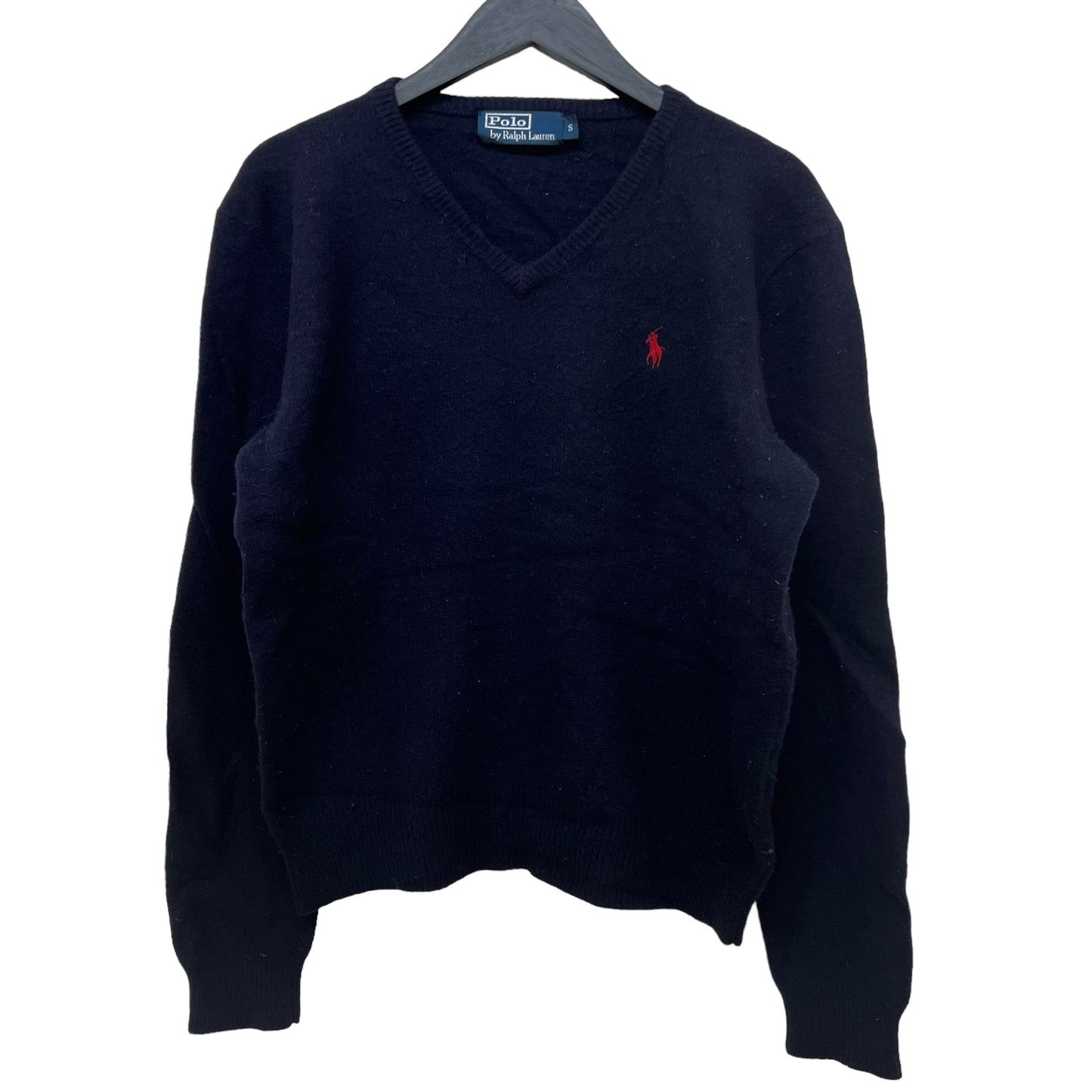 GM252 POLO RALPH LAUREN ポロラルフローレン 長袖 ニット トップス ネイビー系 メンズ S