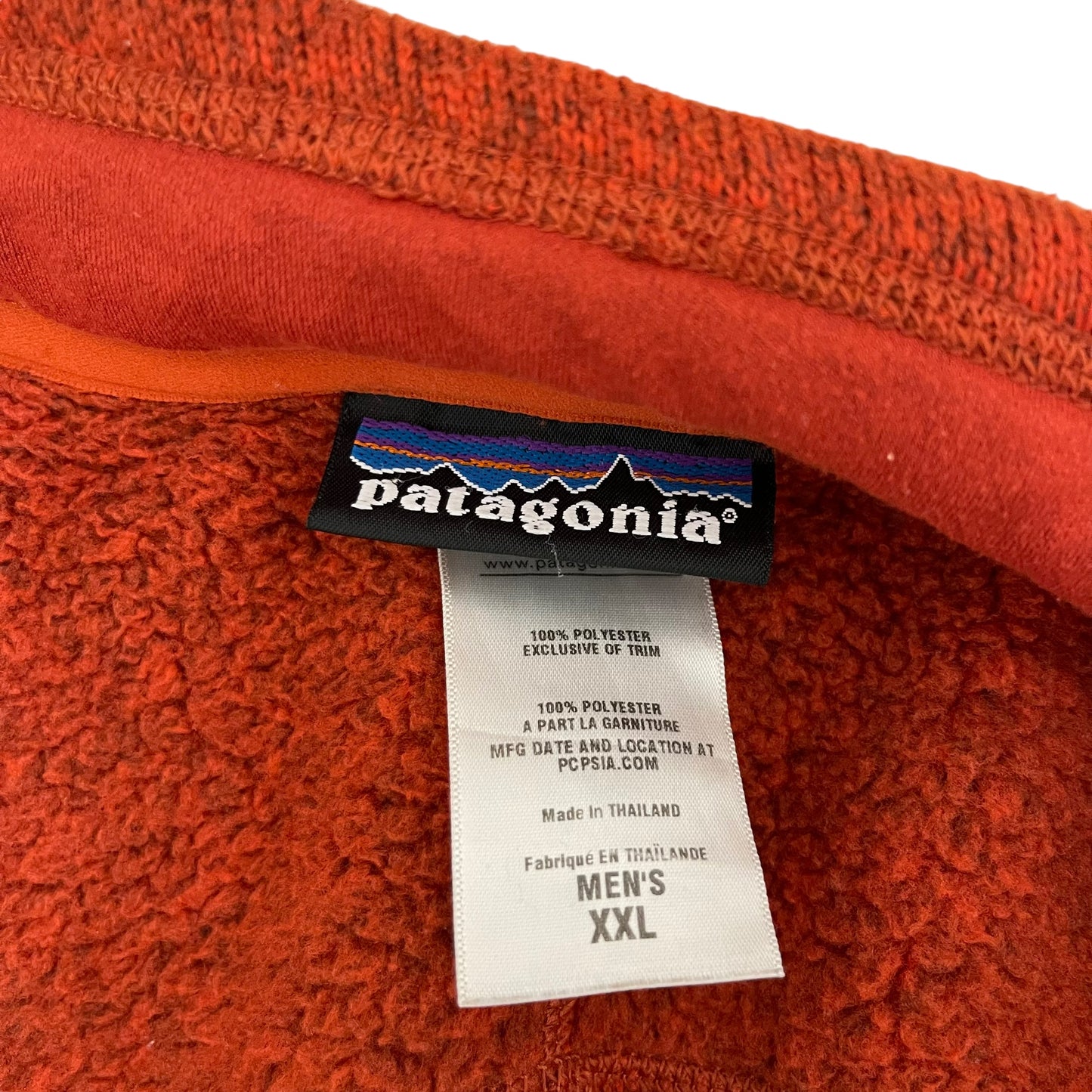 GC160 patagonia フリーストップス ジップアップ オレンジ メンズ サイズXXL