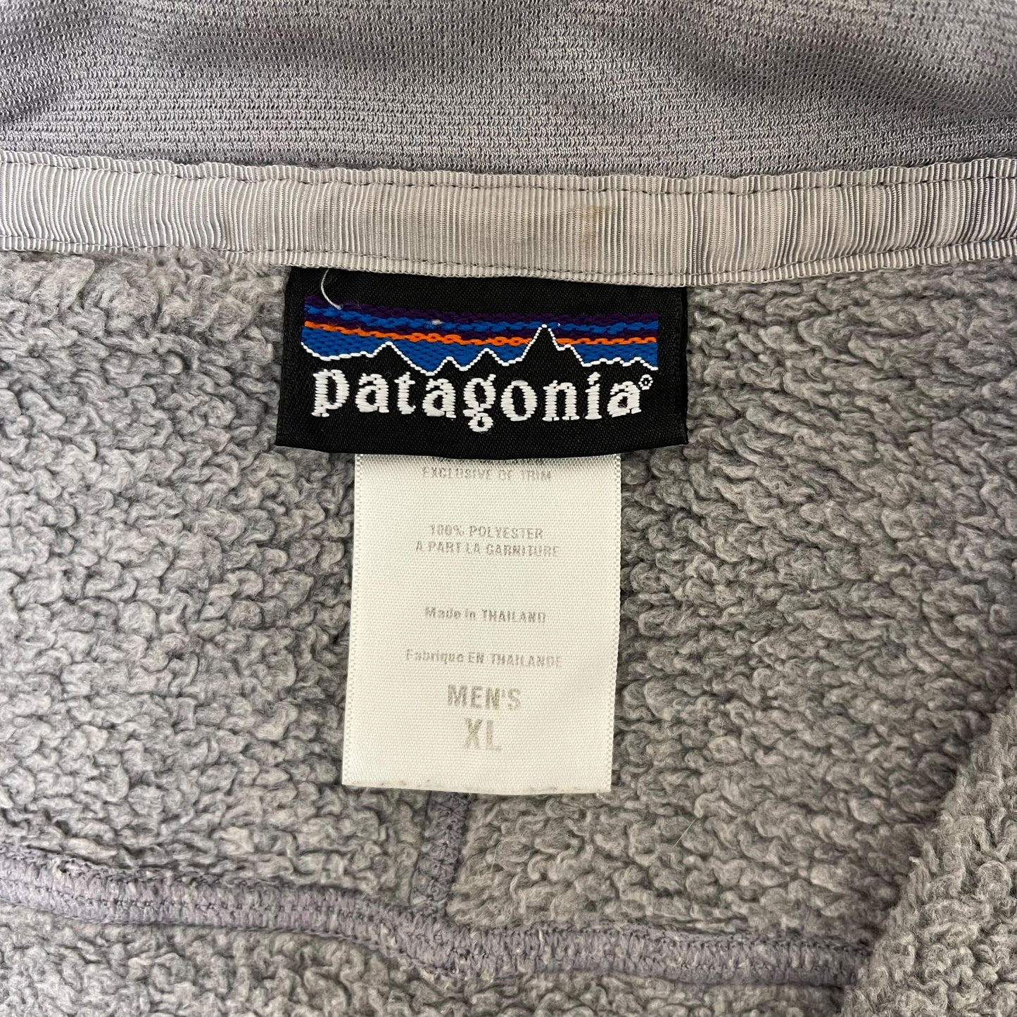 GC268 patagonia フリーストップス トップス ハーフジップアップ グレー メンズ サイズXL