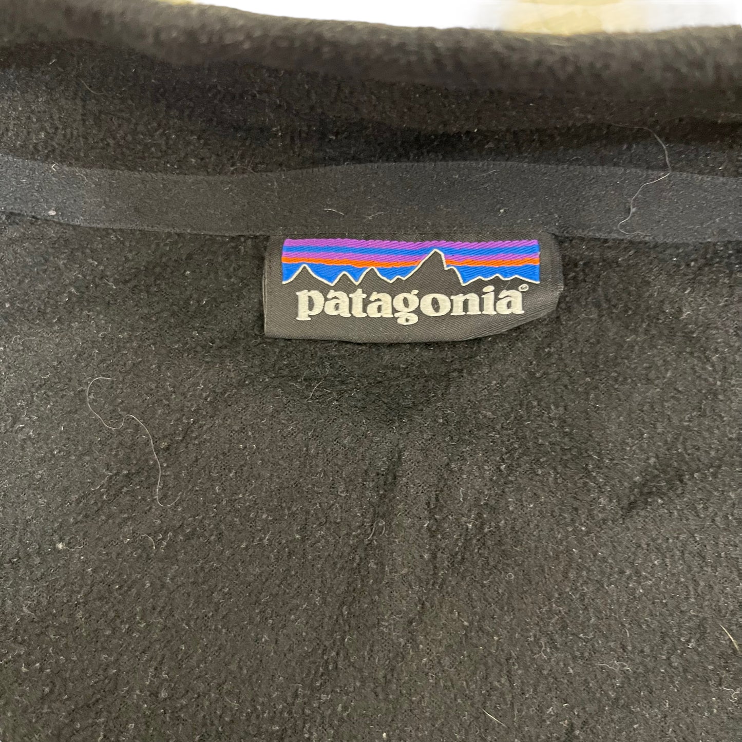 GC96 patagonia ハーフジップアップフリースジャケット ブラック メンズ サイズL