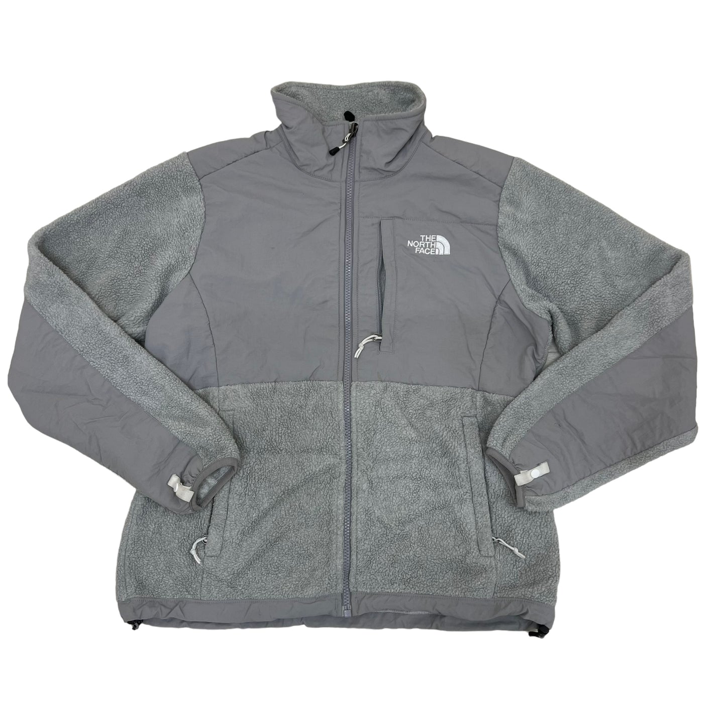 GM375 THE NORTH FACE ザノースフェイス 長袖 ジップアップ フリース ジャケット 上着 羽織り トップス グレー レディース S