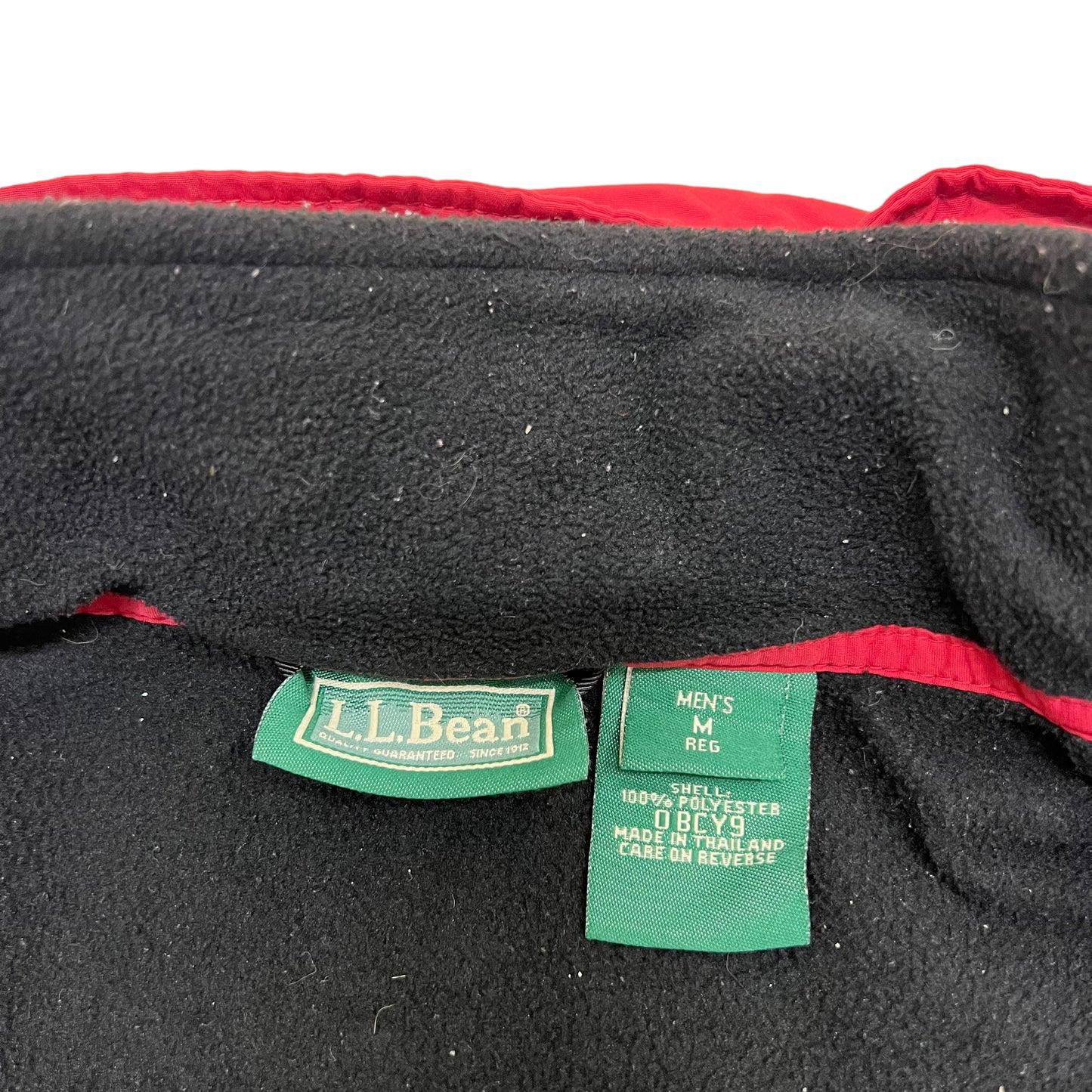 GM77 L.L.Bean エルエルビーン ジップアップ ジャケット 上着 羽織り トップス レッド メンズ M