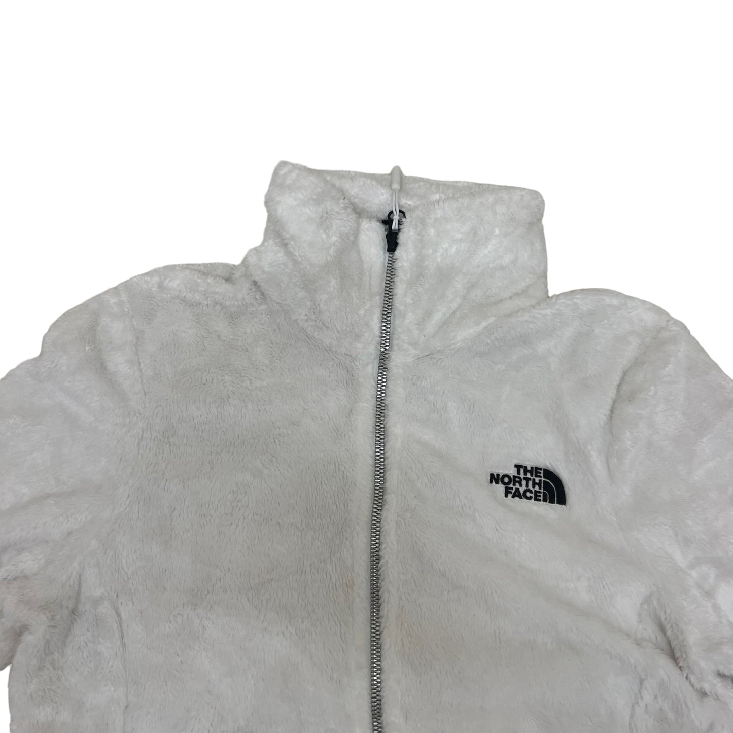 GM360 THE NORTH FACE ザノースフェイス 長袖 ジップアップ フリース ジャケット 上着 羽織り トップス ホワイト レディース XS