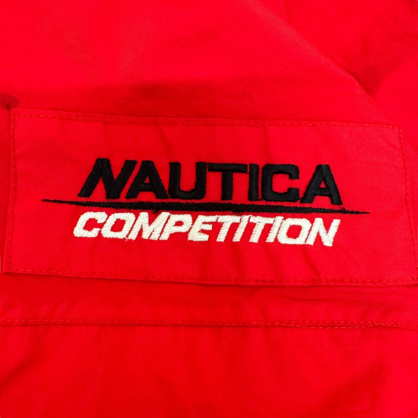 GC945 NAUTICA ナイロンジャケット NAUTEX ナウテックス ジャケット フーディージャケット ジップアップジャケット レッド メンズ サイズL