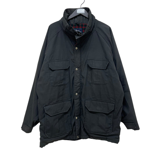 GC426 USA製 WOOLRICH ジップアップジャケット マウンテンパーカー ジップアップ ダークグレー メンズ サイズL