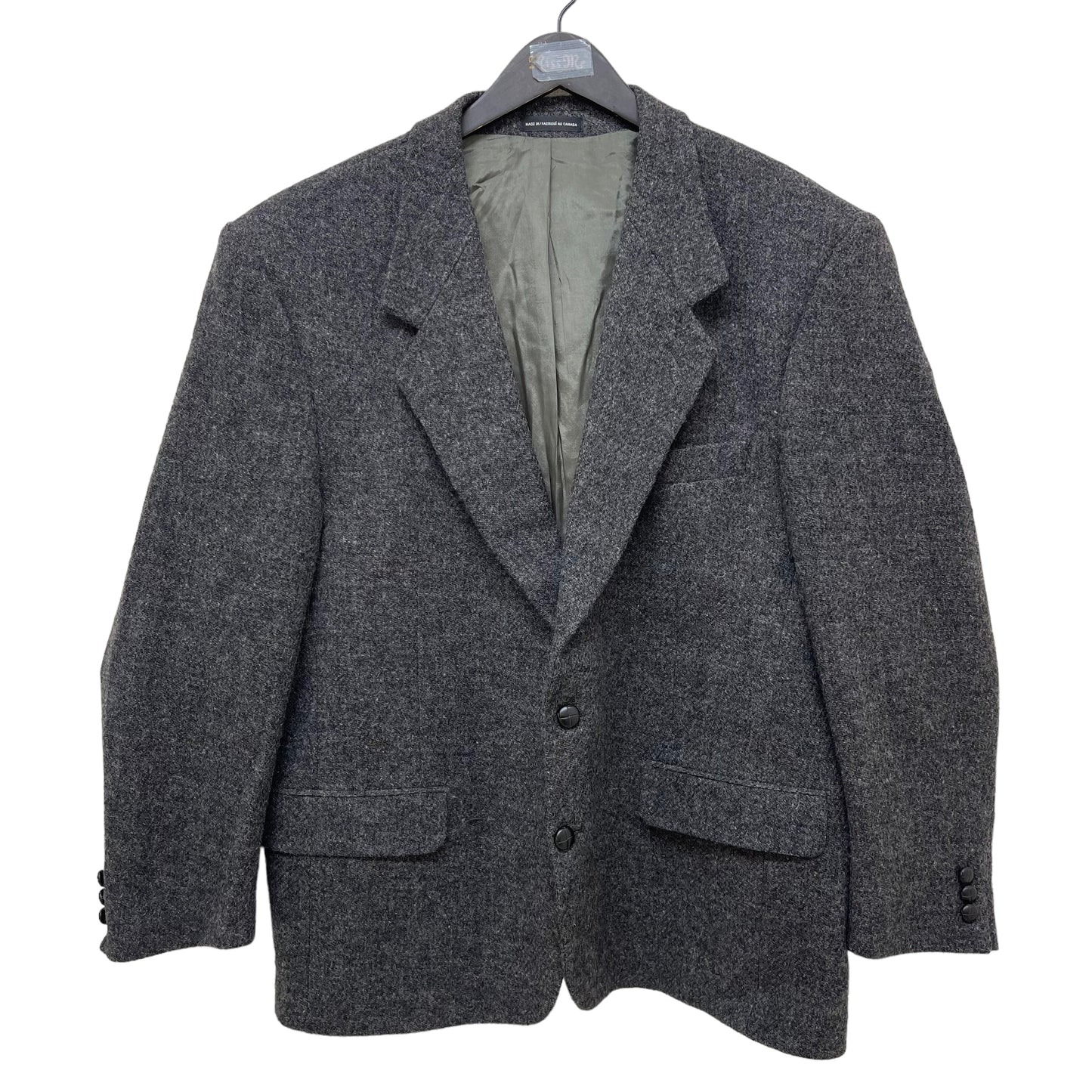 GC144 HARRIS TWEED テーラードジャケット ジャケット ダークグレー メンズ