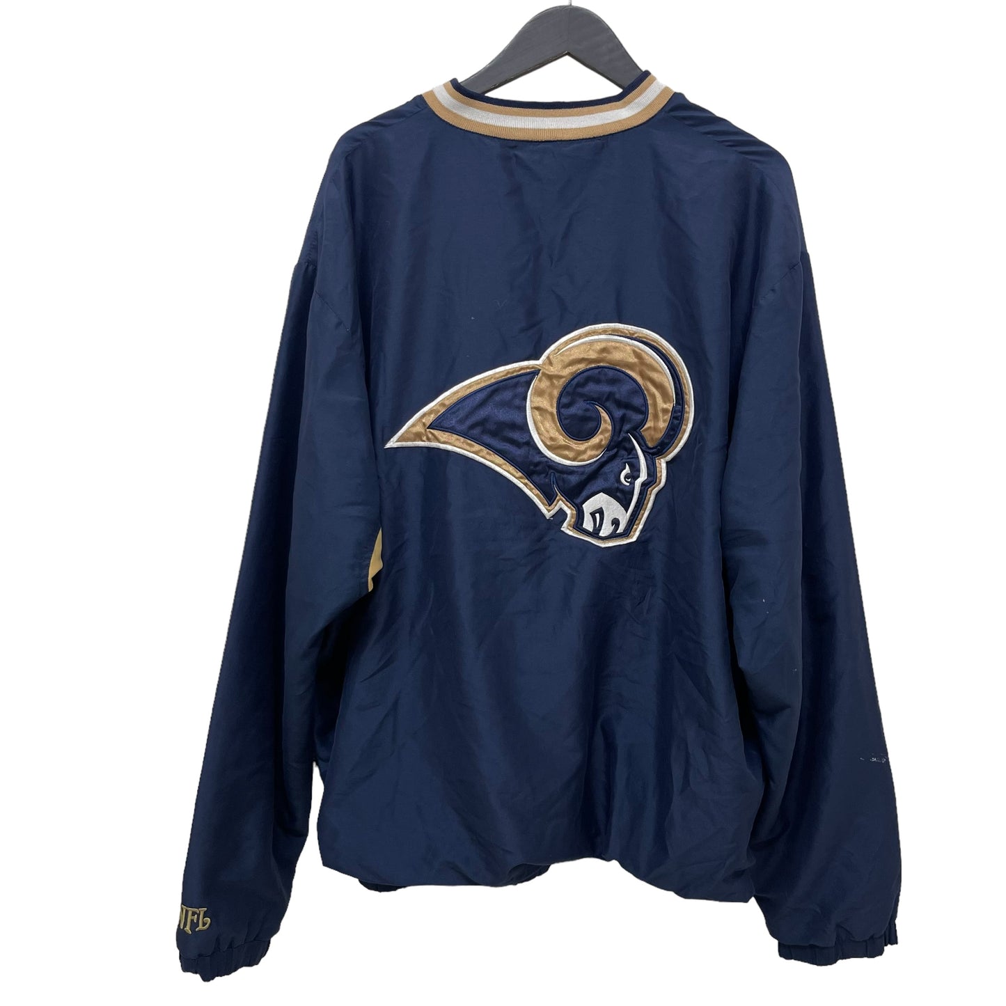 GC225 NFL ST.LOUIS RAMS プルオーバートップス トップス ネイビー メンズ サイズXL