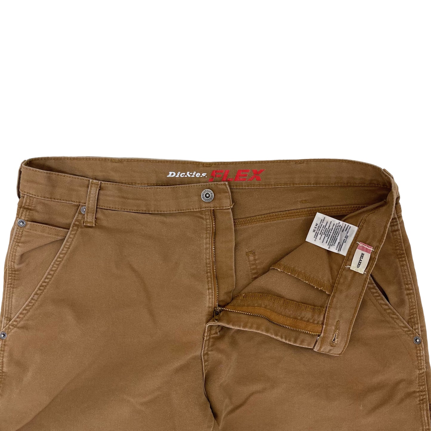 GC6 Dickies FLEXディッキーズ ベージュ 34×30 ワークパンツ チノパン メンズ