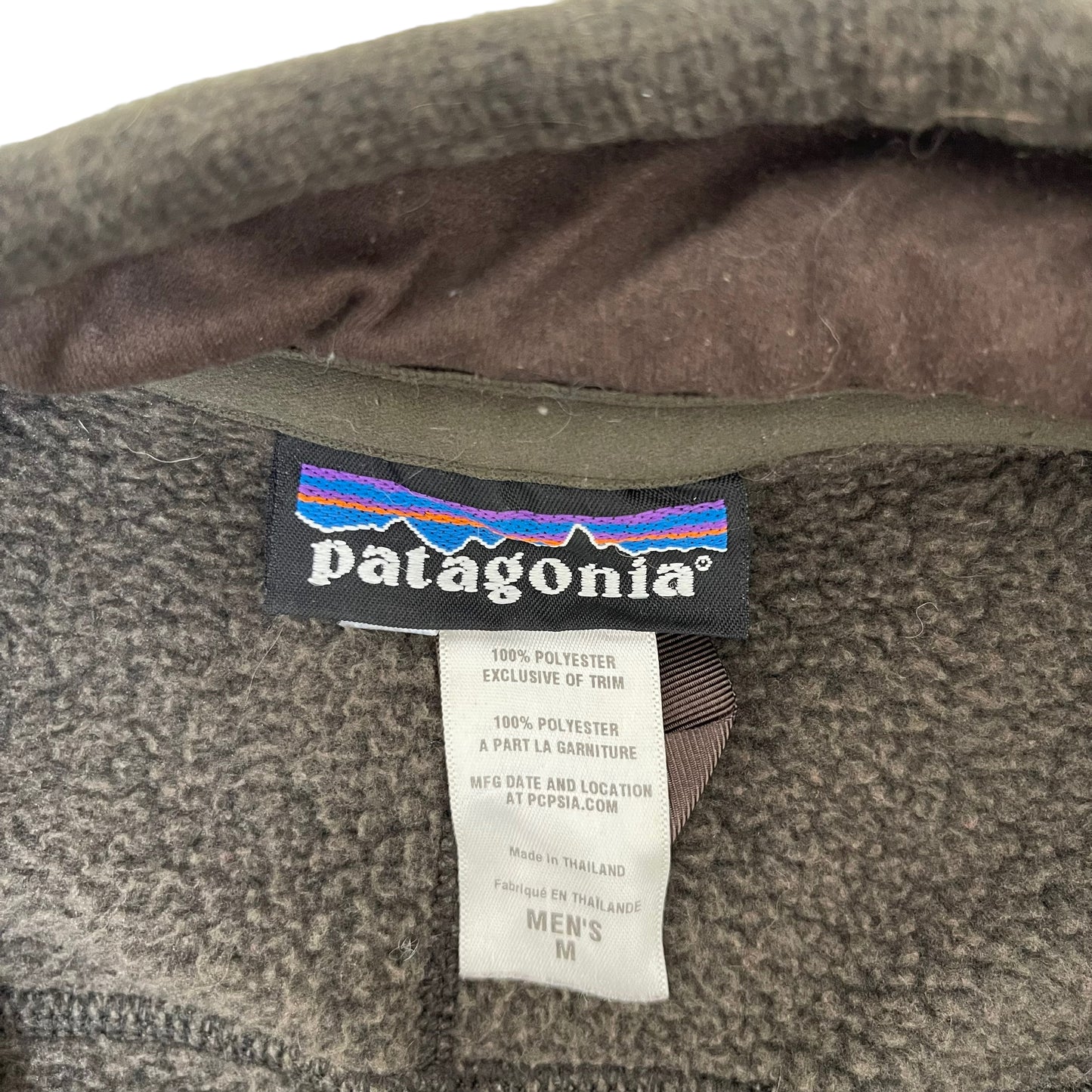 GC117 patagonia フリーストップス ハーフジップアップ ブラウン メンズ サイズM