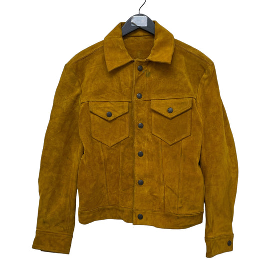 GC320 70'S  SUEDE TRUCKER JACKET ジャケット レザージャケット マスタード メンズ