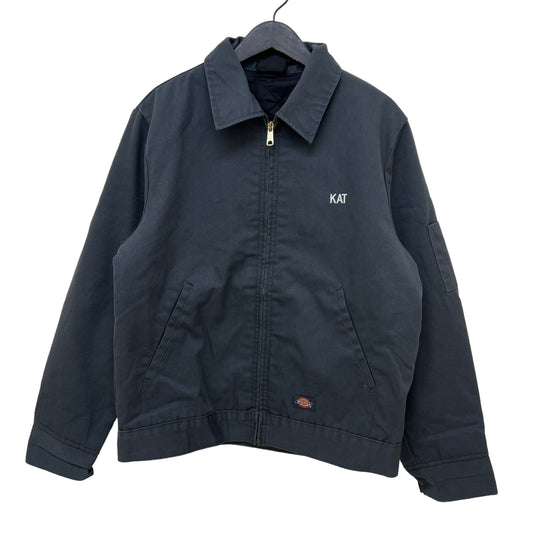 GM134 Dickies ディッキーズ 長袖 ジップアップ 中綿 ジャケット 上着 羽織り トップス グレー メンズ 実寸参考