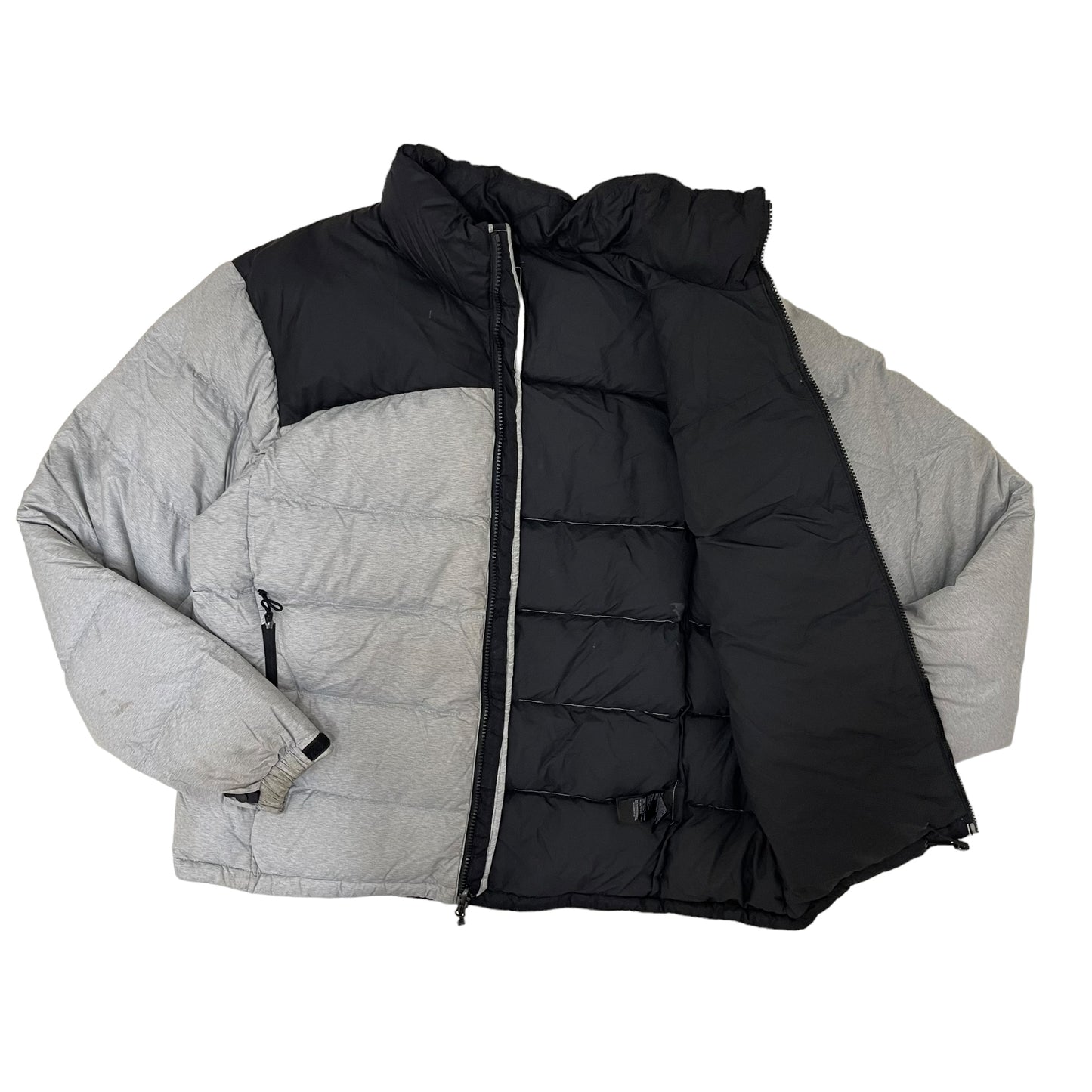 GC287 THE NORTH FACE 中綿ジャケット ジップアップ ジャケット トップス グレー系 メンズ サイズM