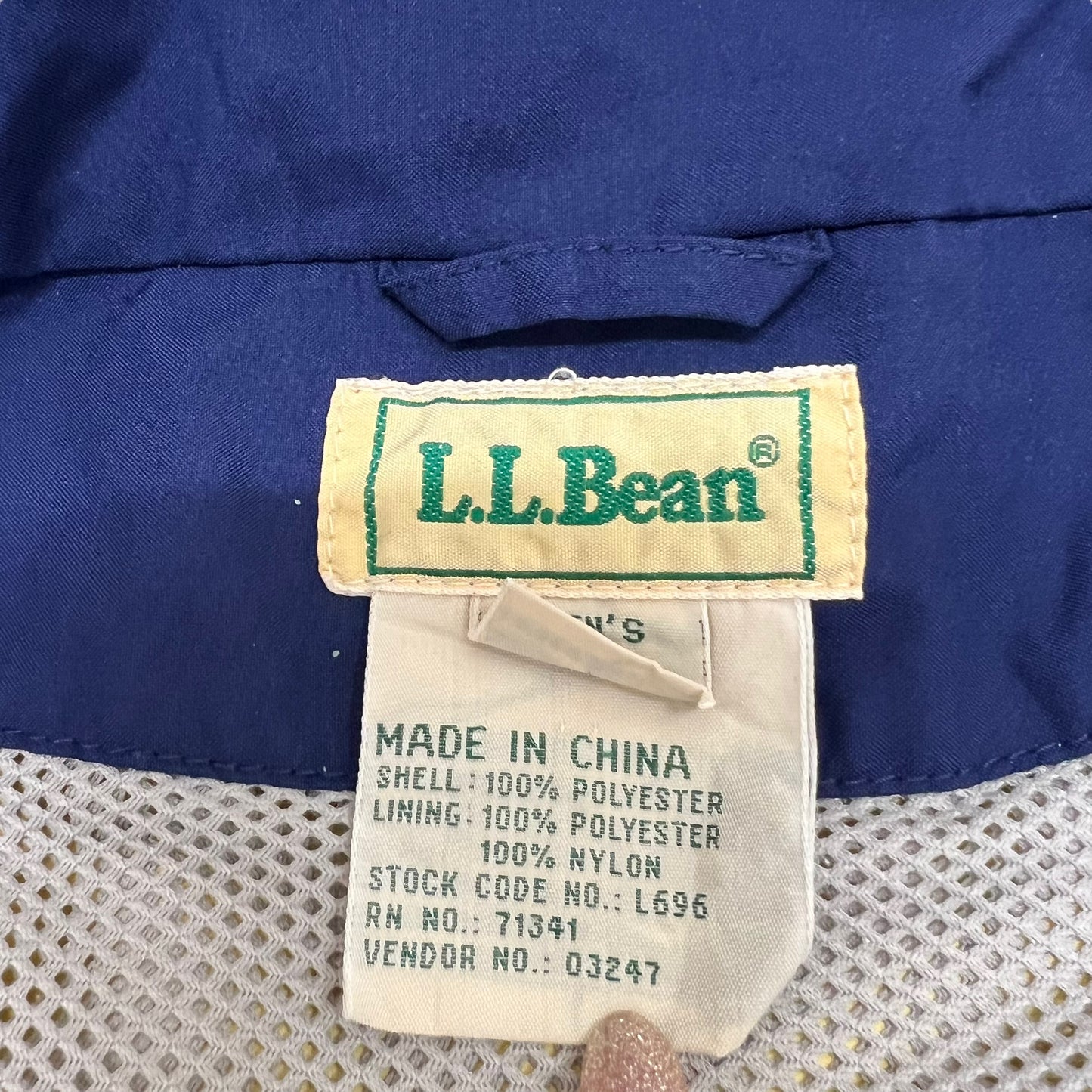 GM91 L.L.Bean エルエルビーン 長袖 ジップアップ ジャケット トップス グレー メンズ XL