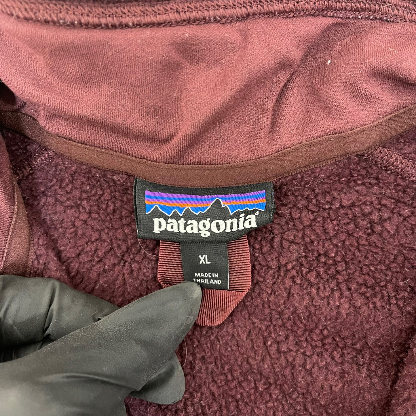 GC264 patagonia フリーストップス トップス ハーフジップアップ ボルドー レディース サイズXL