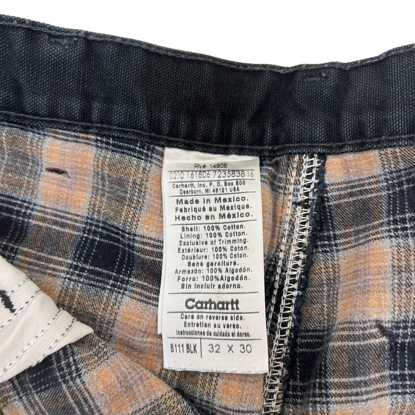 GM186 Carhartt カーハート ペインターパンツ ロングパンツ 長ズボン ボトムス ブラック系 メンズ 32