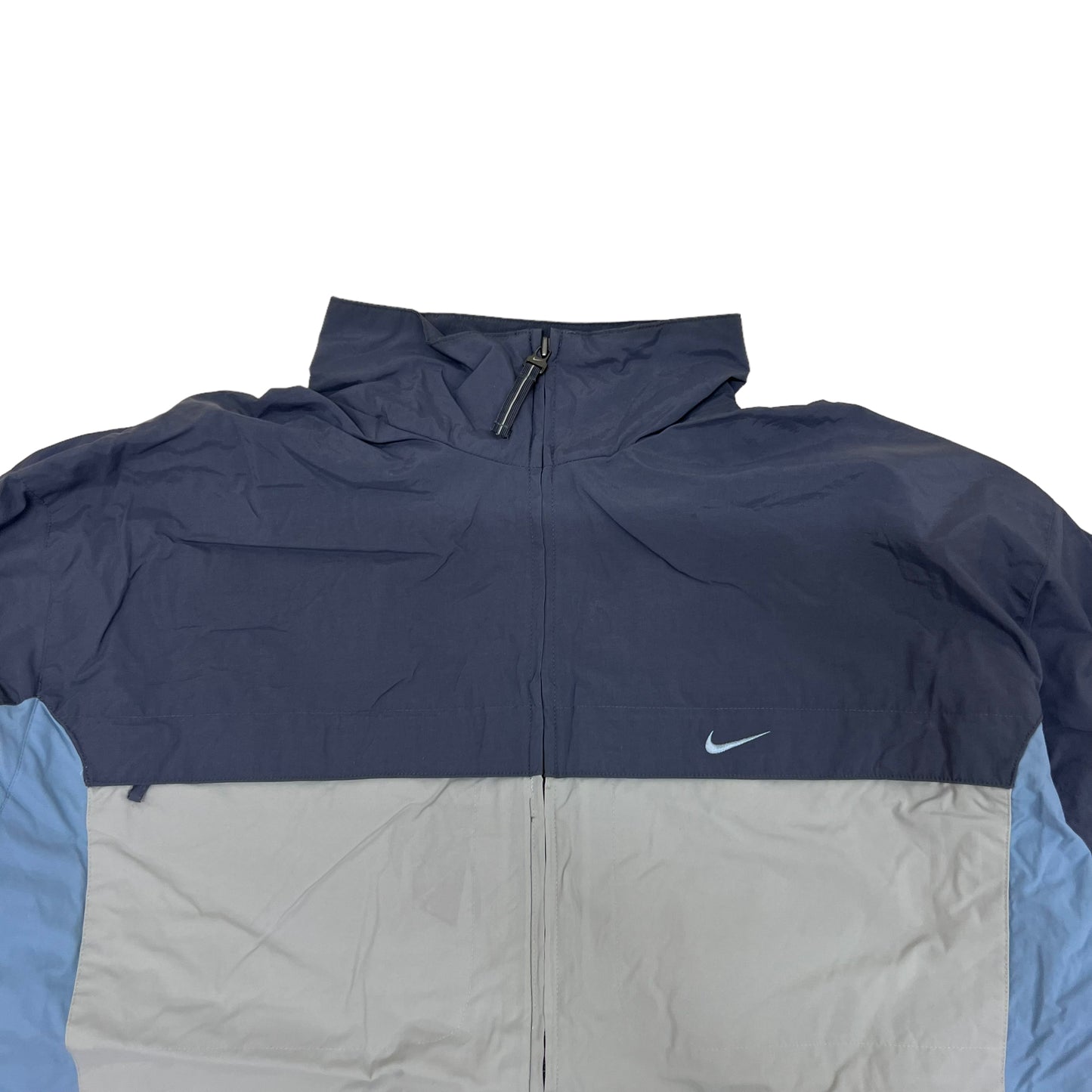 GM93 NIKE ナイキ 長袖 ジップアップ ジャケット トップス グレー メンズ XL