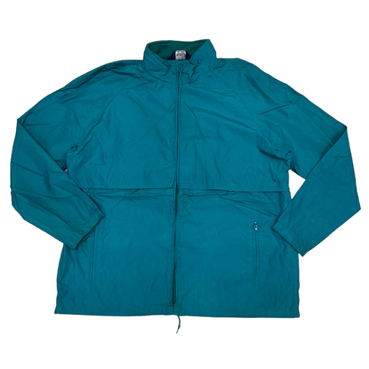 GM94 WOOLRICH ウールリッチ 長袖 ジップアップ ナイロンジャケット トップス グリーン系 メンズ L