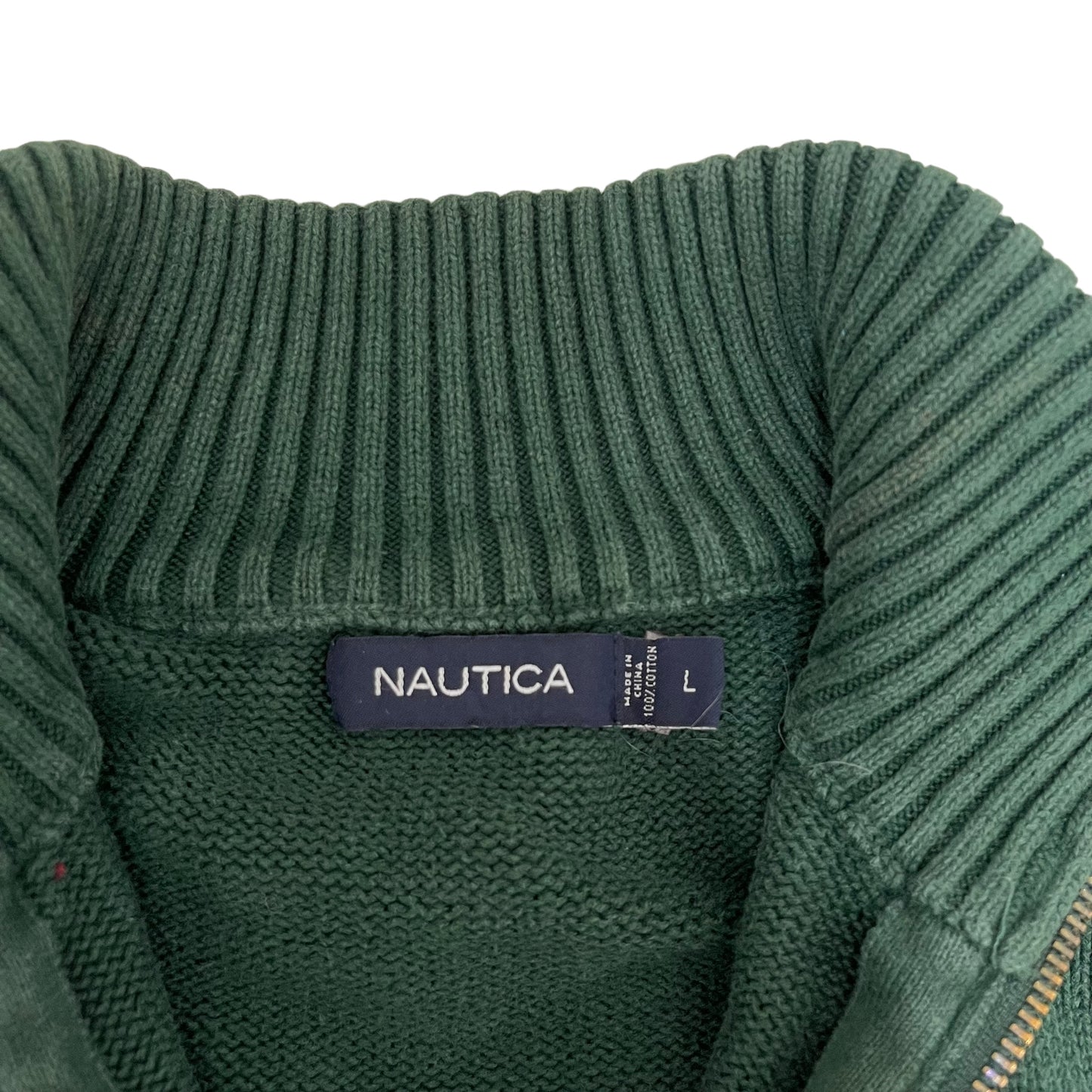 GC200 NAUTICA セーター トップス 上着 グリーン系 メンズ サイズL