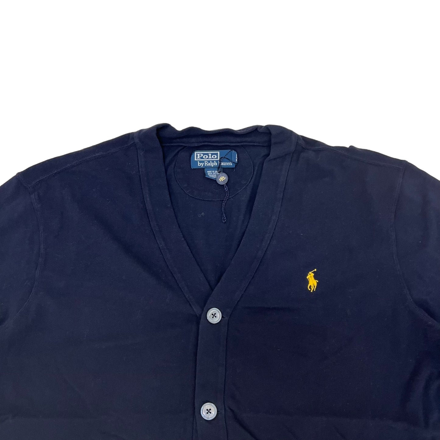 GM234 POLO RALPH LAUREN ポロラルフローレン 長袖 カーディガン トップス ネイビー メンズ XXL