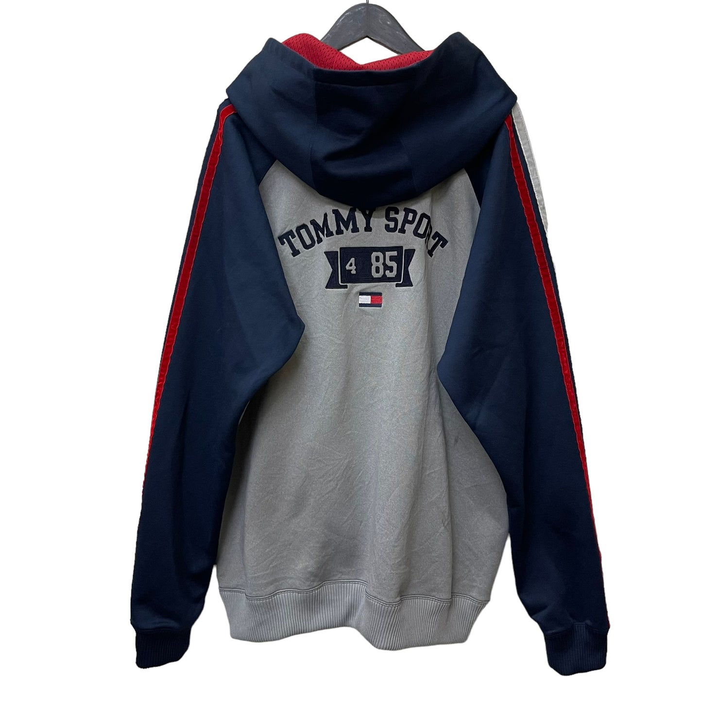 GC433 TOMMY SPORT ジャージ ジップアップトップス トップス ネイビー メンズ サイズXL