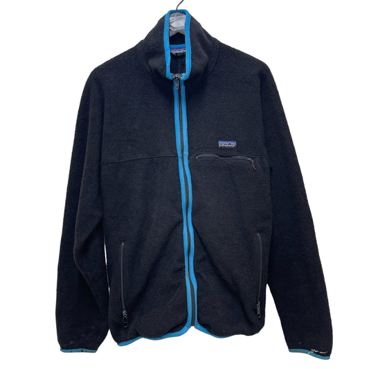GC396 USA製 patagonia フリーストップス トップス ジップアップ ブラック メンズ サイズM
