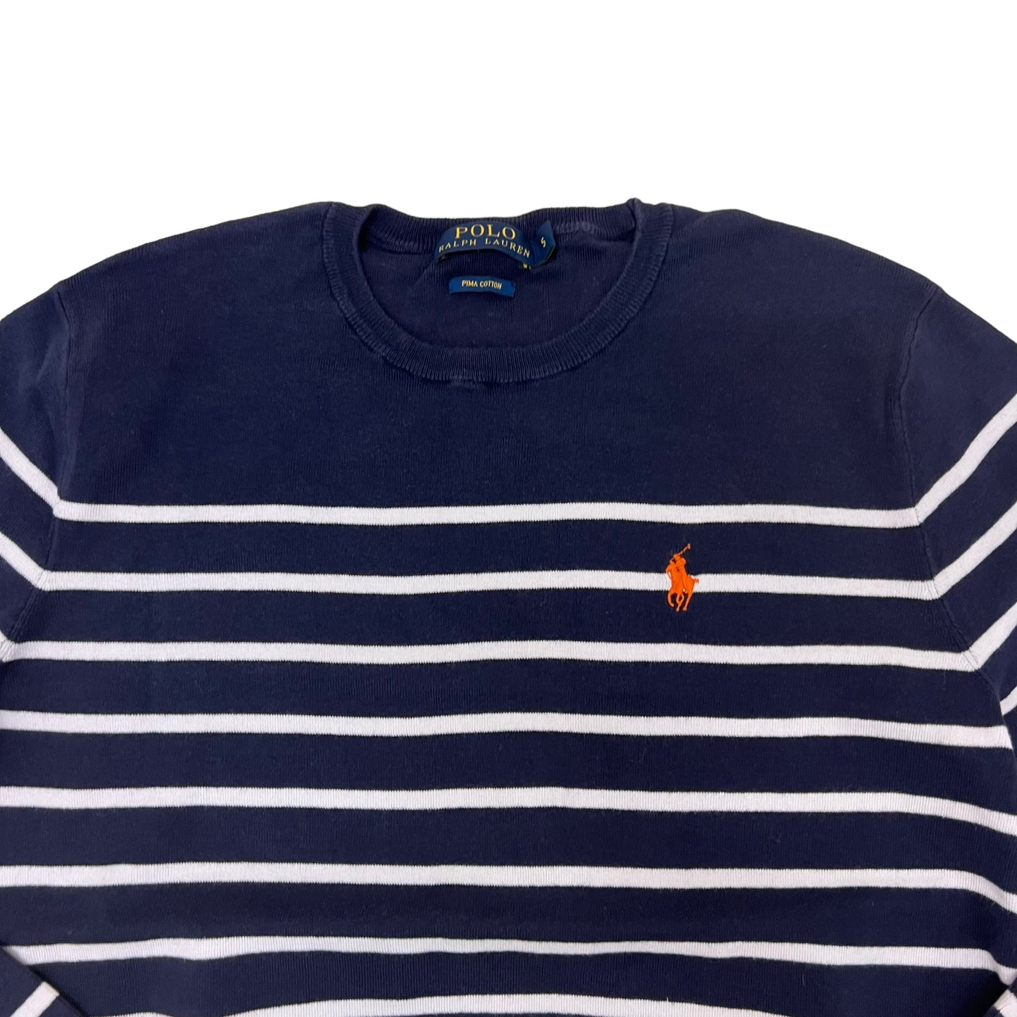 GM264 POLO RALPH LAUREN ポロラルフローレン 長袖 ニット トップス ネイビー系 メンズ S