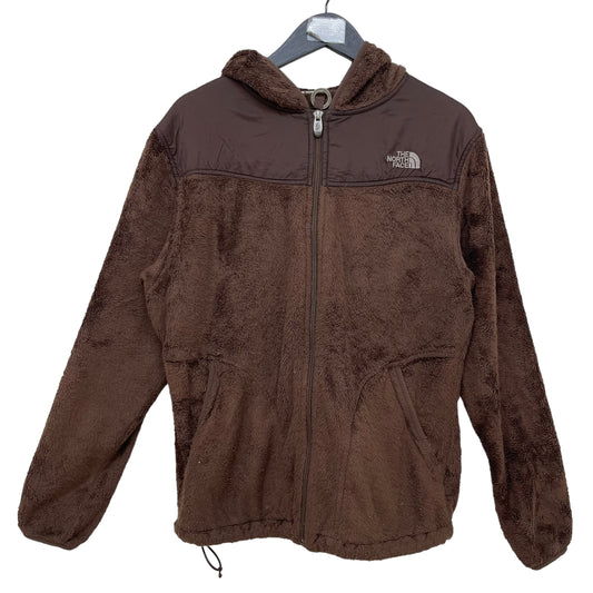 GC243 THE NORTH FACE フリーストップス ジップアップ トップス ブラウン レディース サイズL