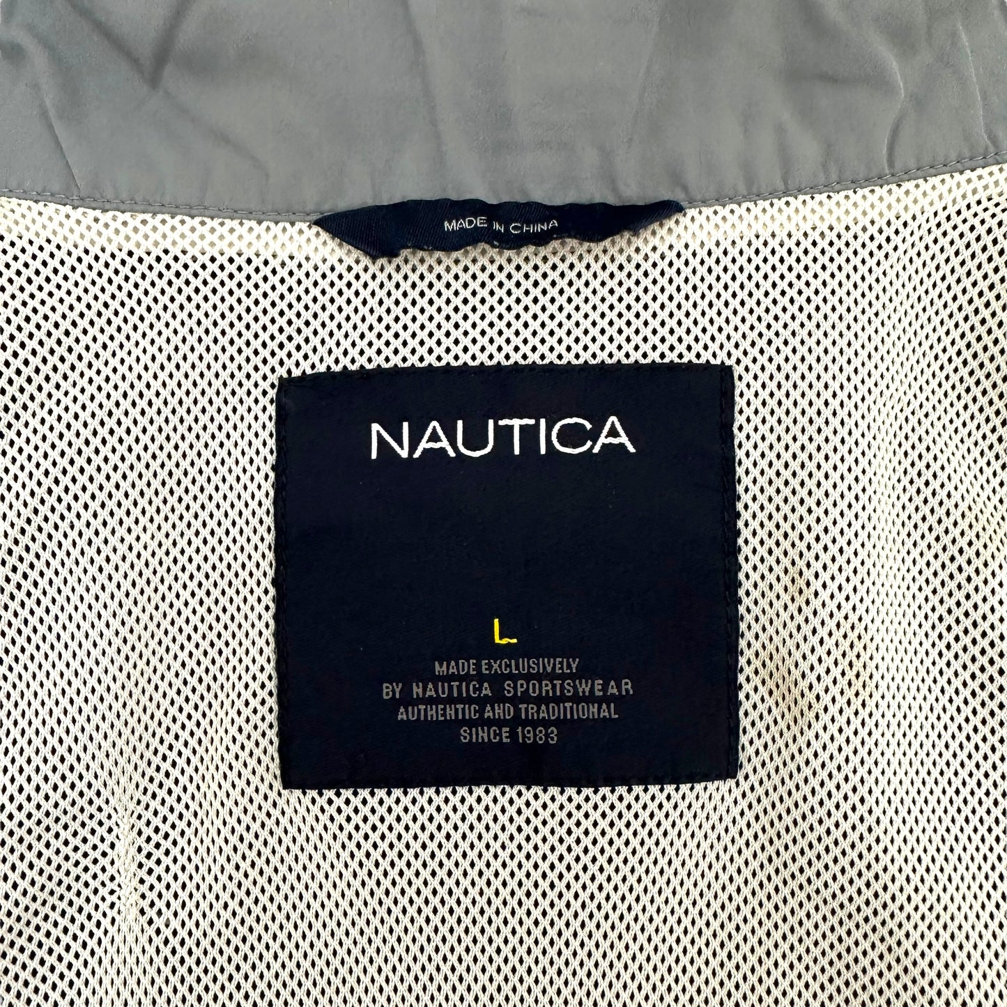 GN141 NAUTICA ノーティカ マウンテンパーカー ナイロン L メンズ ブラック系