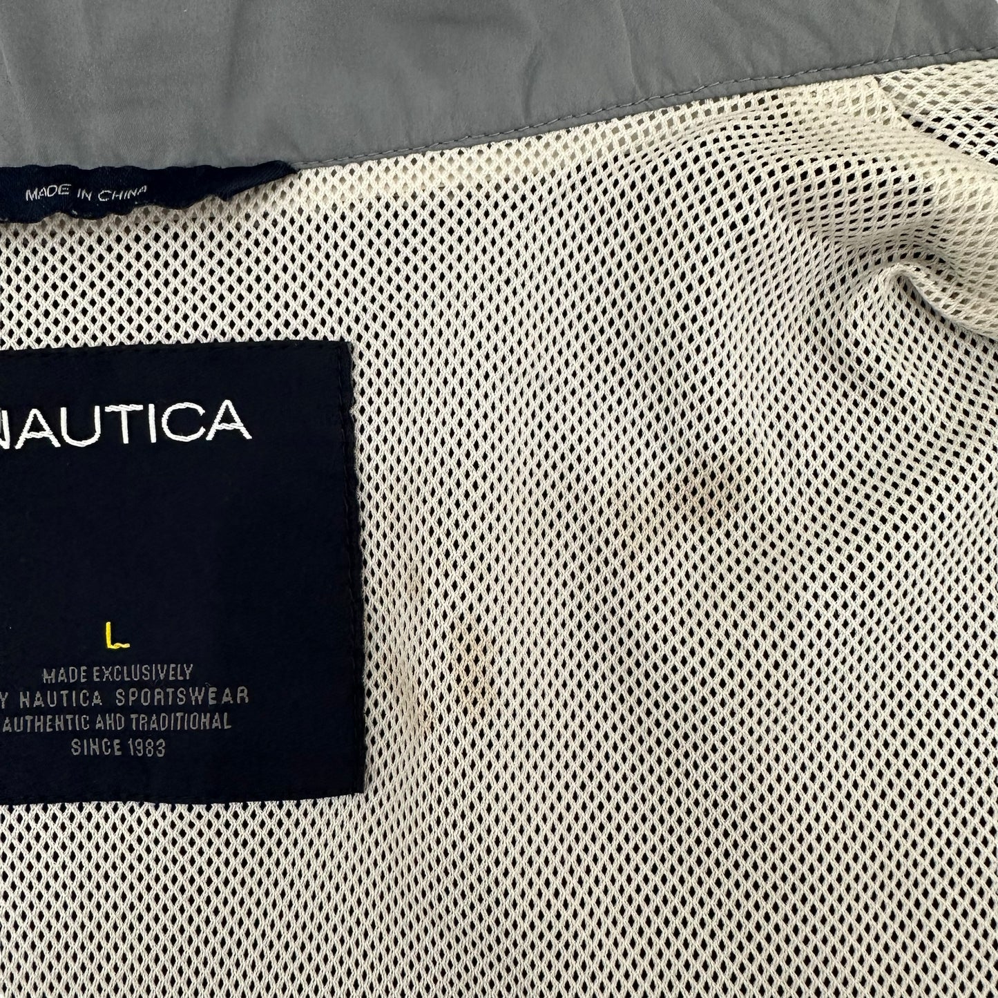 GN141 NAUTICA ノーティカ マウンテンパーカー ナイロン L メンズ ブラック系