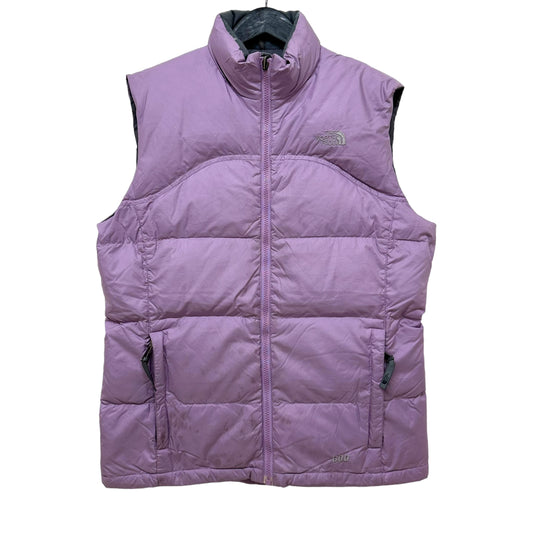 GN146 THE NORTH FACE ザ・ノースフェイス 600フィル ダウンベスト XL/TG GIRL'S ライラック系