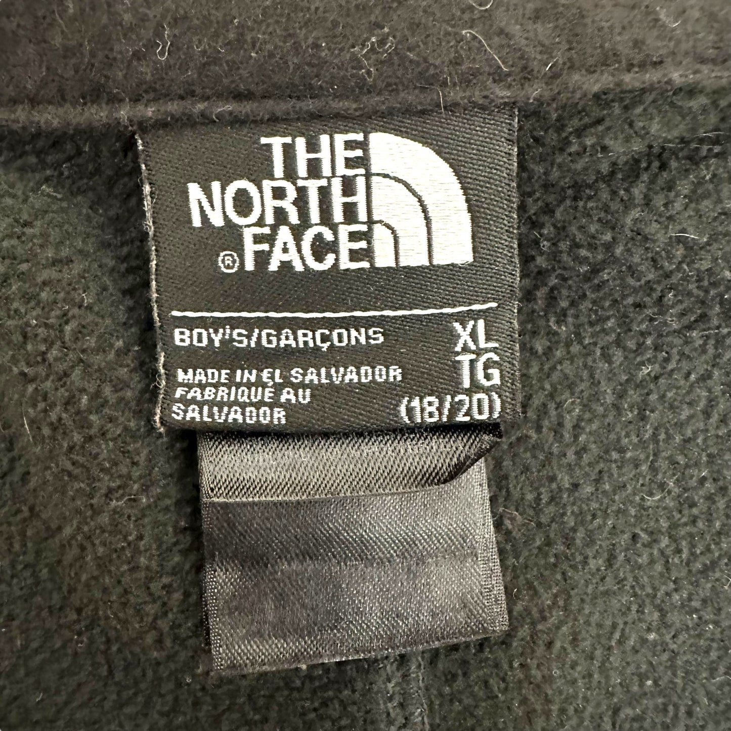 GN149 THE NORTH FACE ザ・ノースフェイス WINDWALL フリースジャケット XL/TG (18/20)BOY'S ブラック