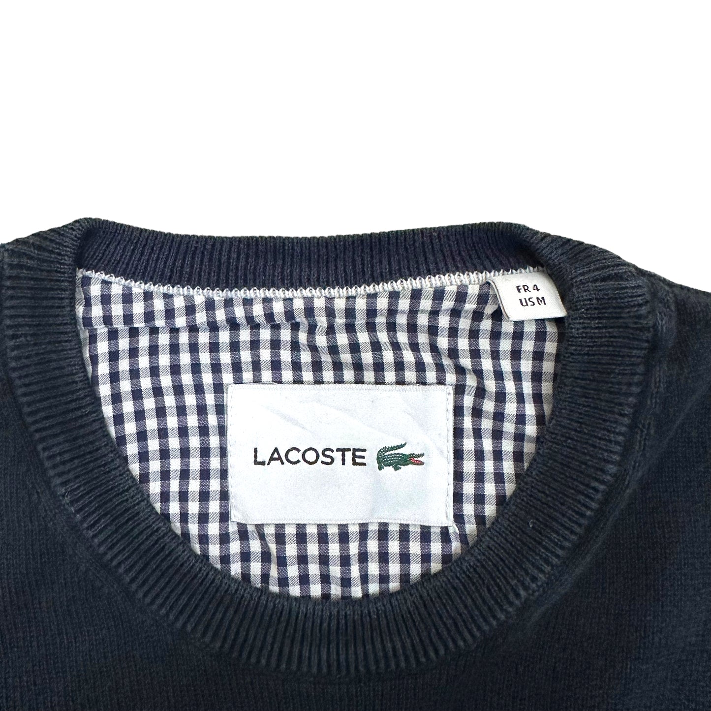 GN39 LACOSTE ラコステ クルーネック コットン セーター FR4