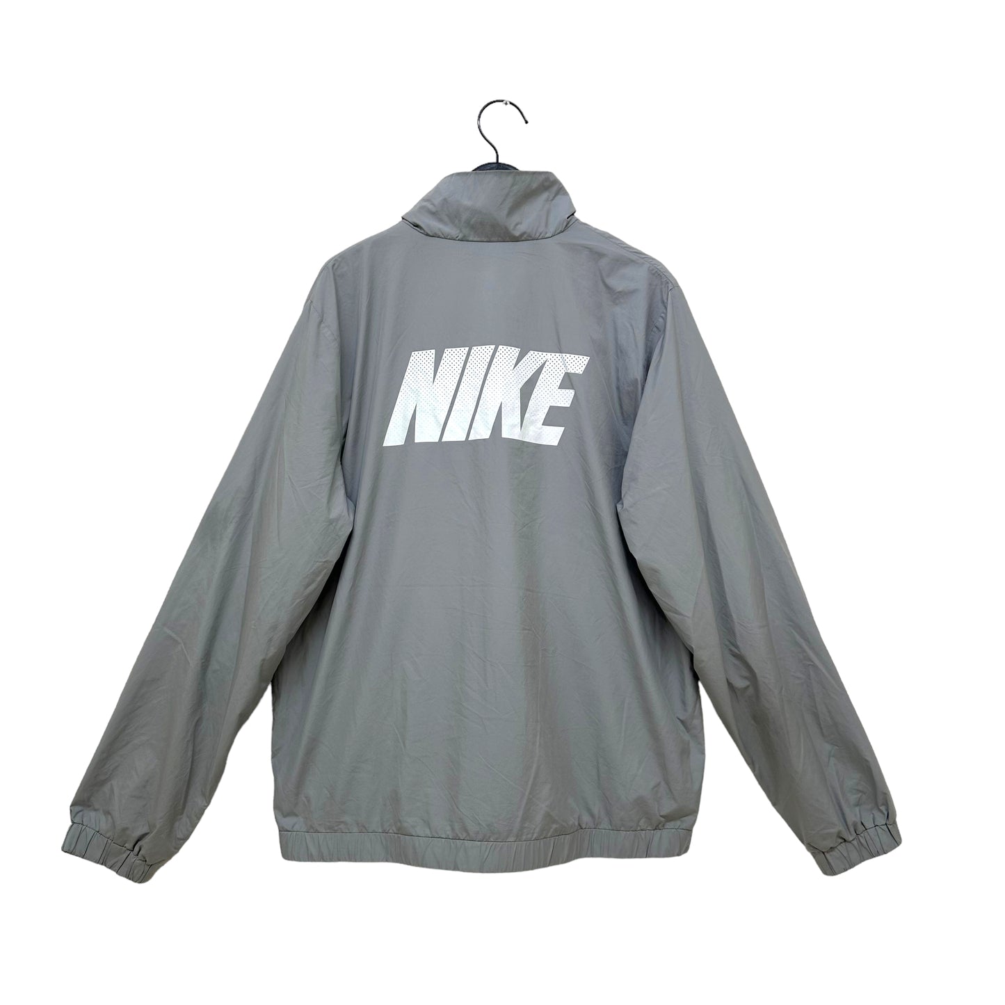 GN67 NIKE ナイキ ウィンドブレーカー ナイロンジャケット サイズXL グレー系