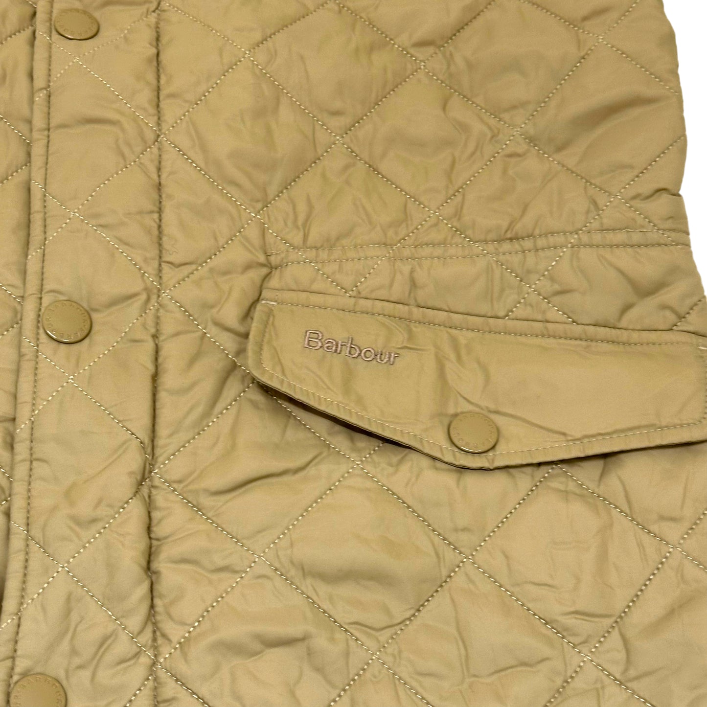 GN69 Barbour バブアー キルティング ジャケット ベージュ系 サイズM