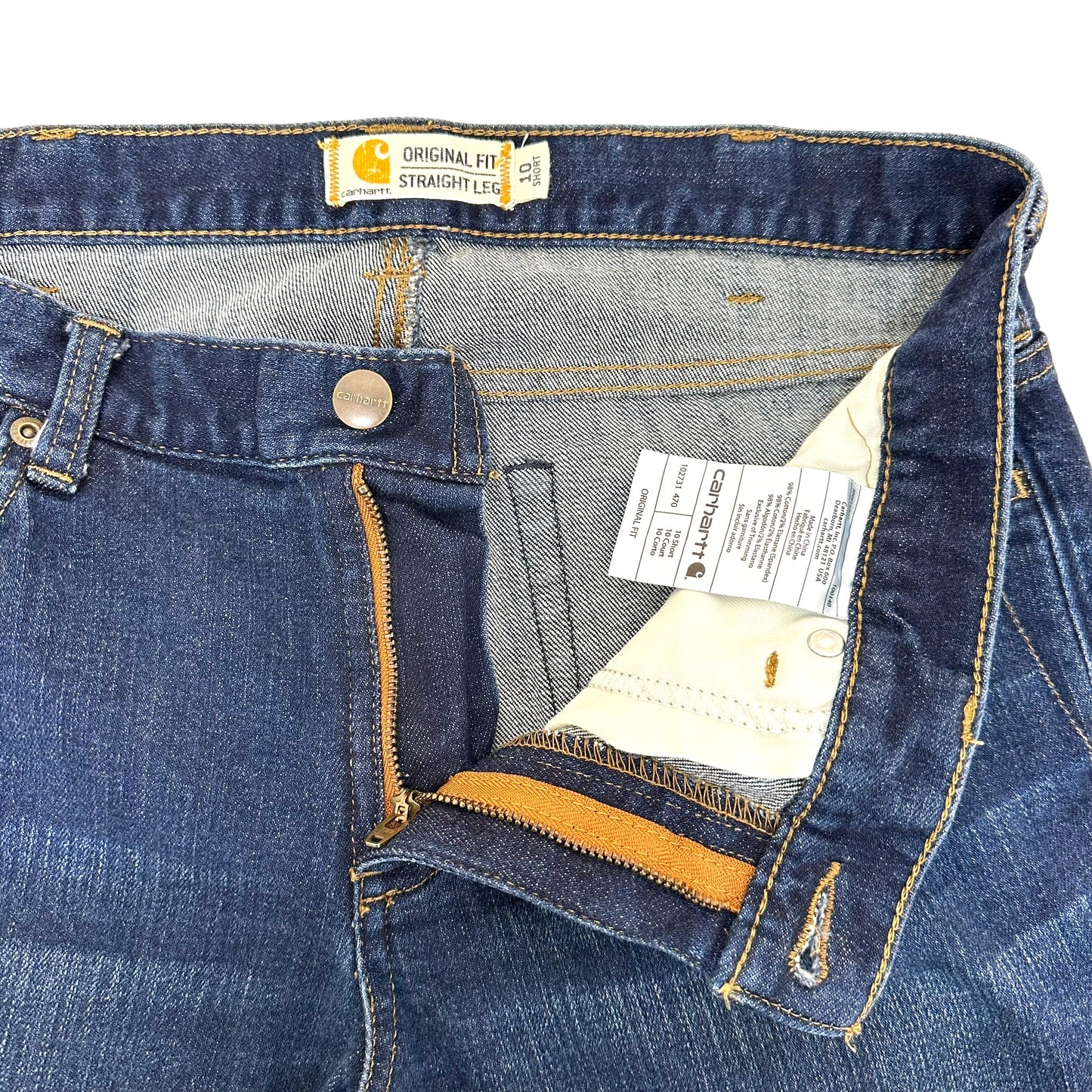 GN77 Carhartt カーハート ORIGINALFIT STRAIGHTLEG 10 SHORT デニム パンツ