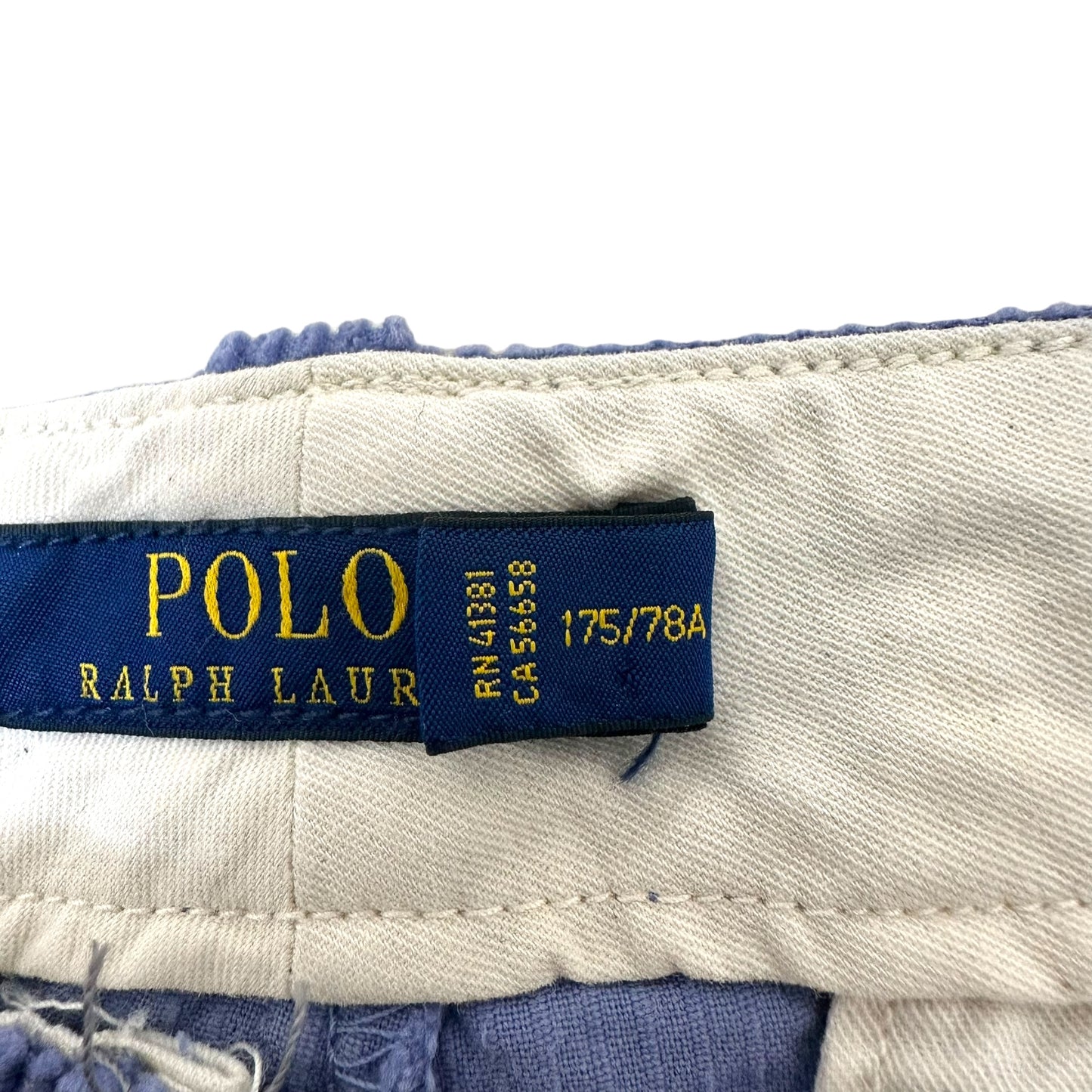 GN79 POLO RALPH LAUREN ポロラルフローレン コーデュロイパンツ 175/78A ブルー系