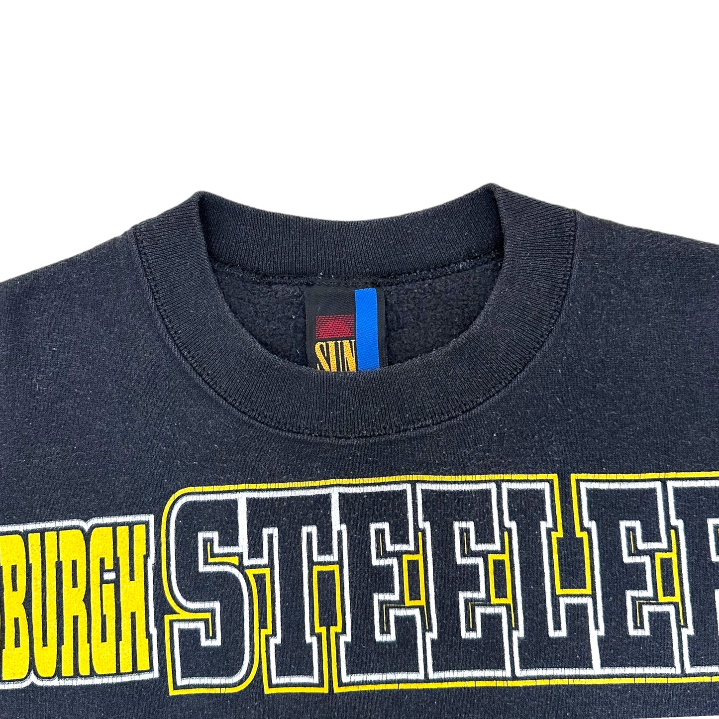 GN85 PITTSBURGH STEELERS USA製 LARGE トレーナー ブラック