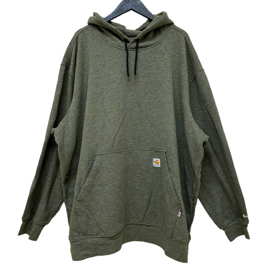 GN87 FR carhartt カーハート パーカー プルオーバー グリーン系 3XL