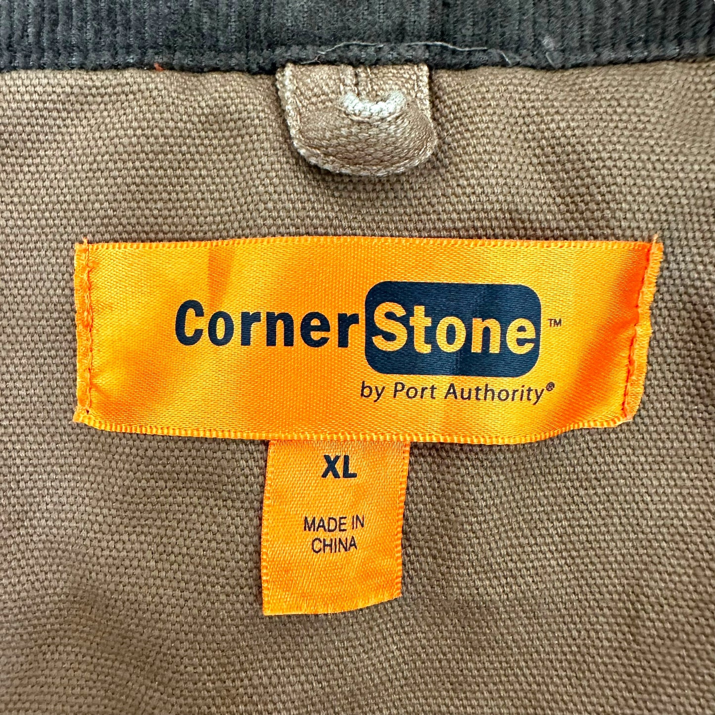 GN93 CornerStone コーナーストーン ダック クロス ワーク ジャケット XL ブラウン系