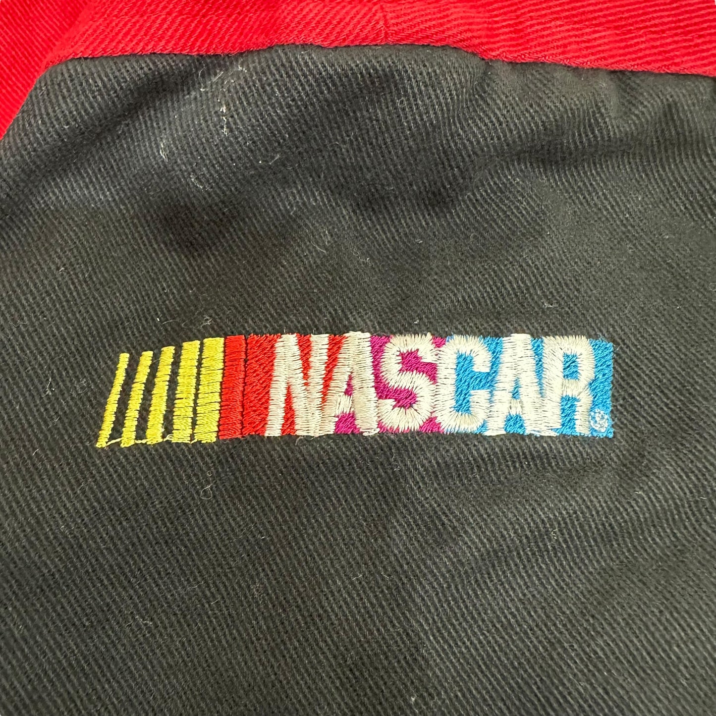 GN105 NASCAR WINNER'S CIRCLE レーシング ジャケット レッド×ブラック XL メンズ