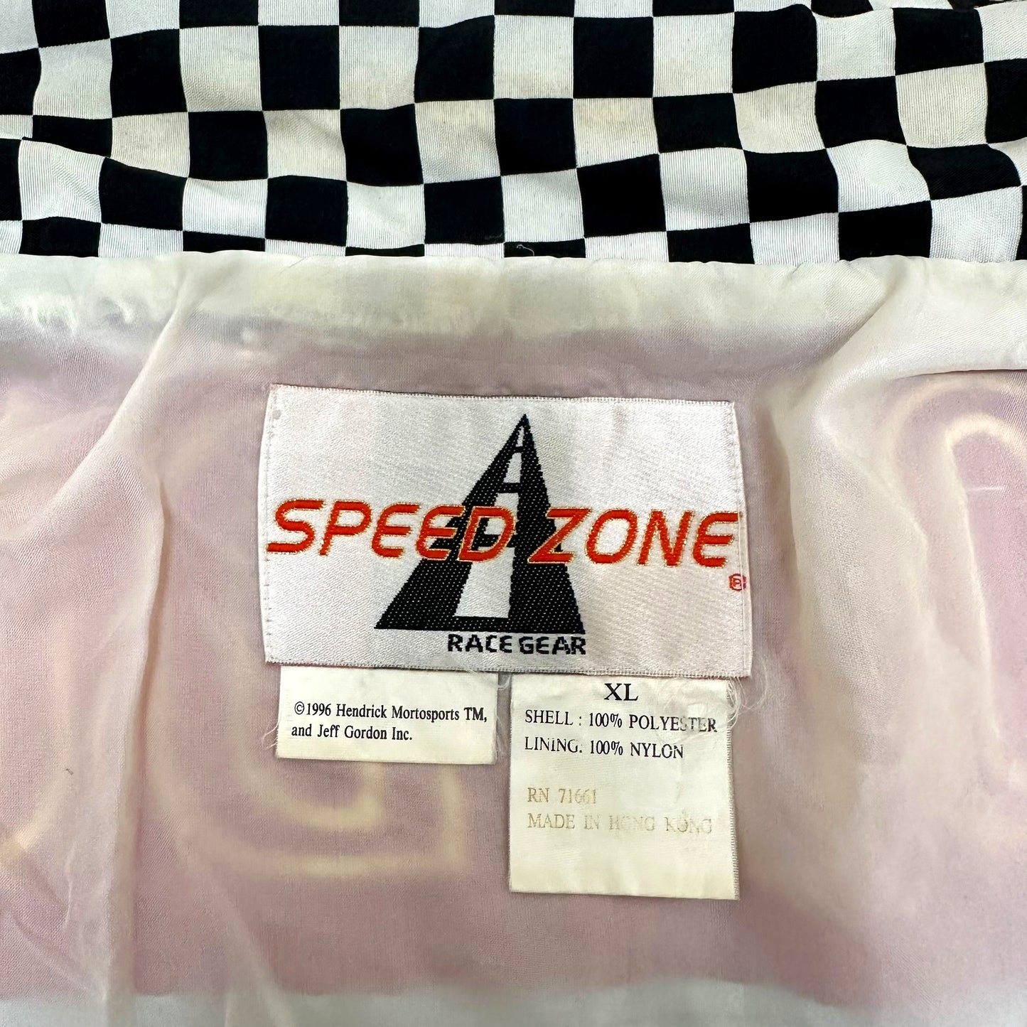 GN107 SPEED ZONE NASCAR レーシング ジャケット レッド×ネイビー×ホワイト XL メンズ